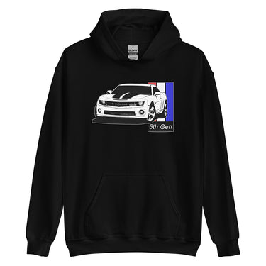 Black 5th Gen Camaro T-Shirt From Aggressive Thread Muscle Car Apparel